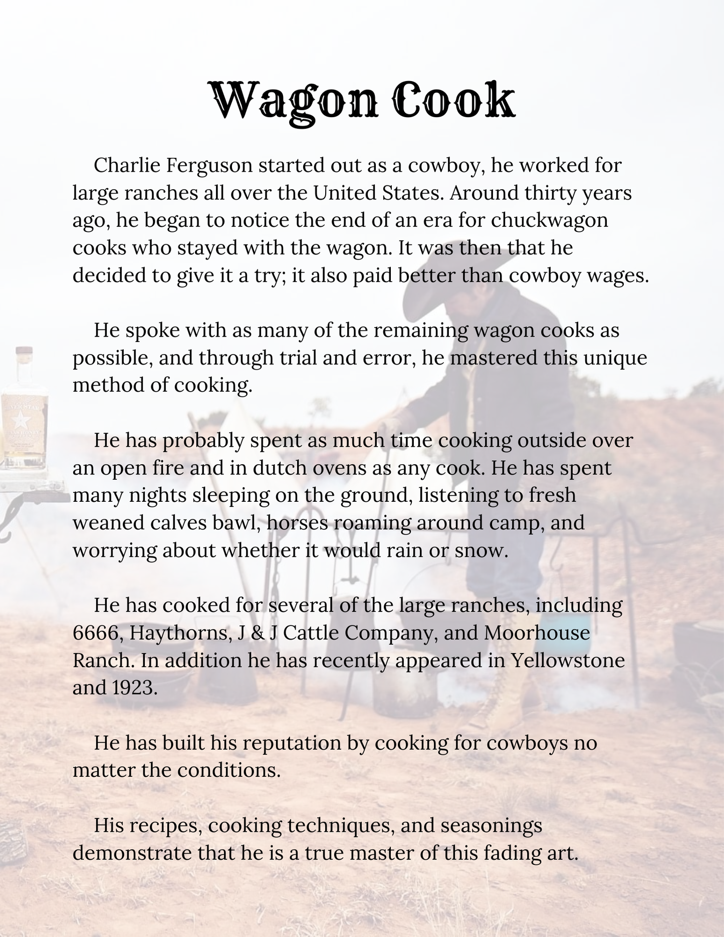 Wagon Cook Seasoning