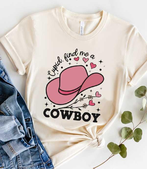 PREORDER Cupid Find Me a Cowboy Tee