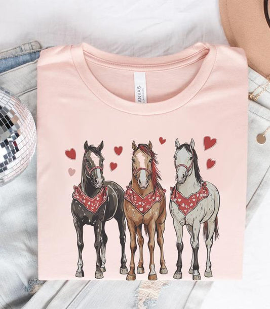 PREORDER Valentines Horse Tee